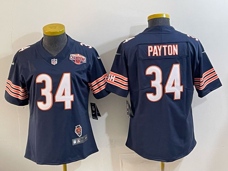 Youth 2026 Chicago Bears #34 Payton Blue Nike Limited NFL Jersey style 0002